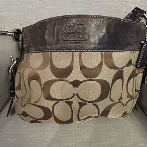 Coach Dark Brown Leather Handbag